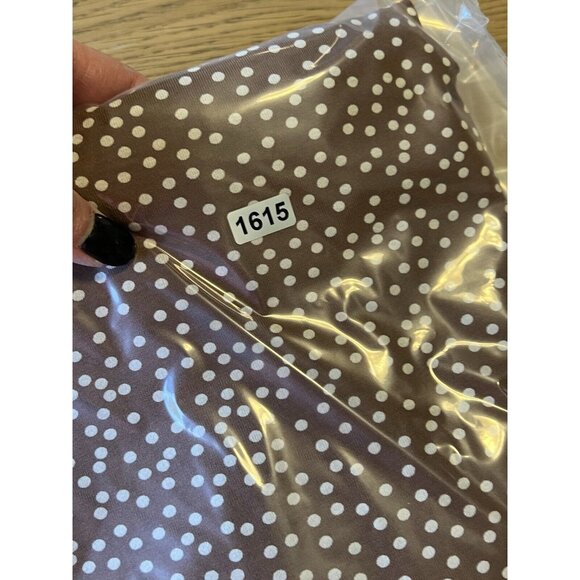 Womens J Jill Wearever Collection Polka Dot Top 3/4 Sleeve Brown Size Medium P‎ - Picture 12 of 12